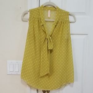 Sweet Pea /Anthropologie sleeveless blouse